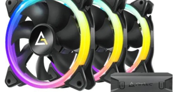 Antec Neon 120 ARGB 3 in 1 Pack Casing Fan with Controller